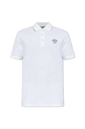 Versace Polo with logo | Men's Clothing | Vitkac